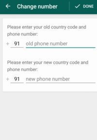 old new number change whatsapp