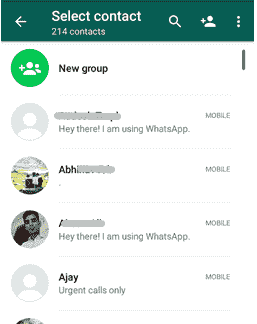 whatsapp kaise use kare sms bheje send