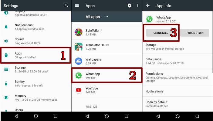 Android Mobile PHone se app delete kaise kare