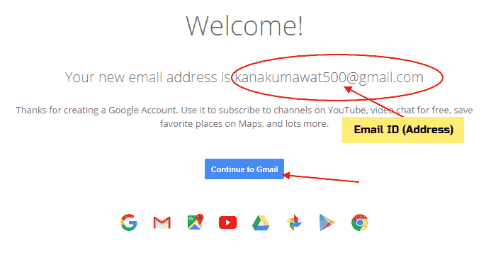Create email account in Hindi 3