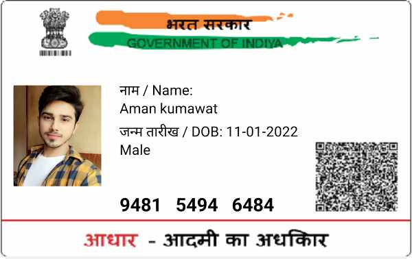 Fake Aadhar Card Maker Online