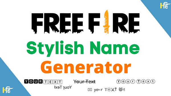 Free Fire Stylish Name Generator Fonts Text Style
