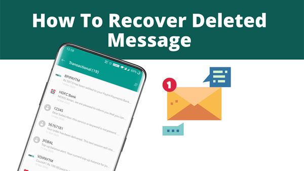 How To Recover Deleted Message on Android Smartphone Hindi