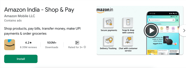 Mobile Recharge Karne wala Apps Amazon Pay