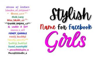 2022+Stylish Girls Name List for Facebook【New】