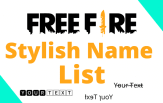 Stylish Name For Free Fire List 2022 (Best Style Names)