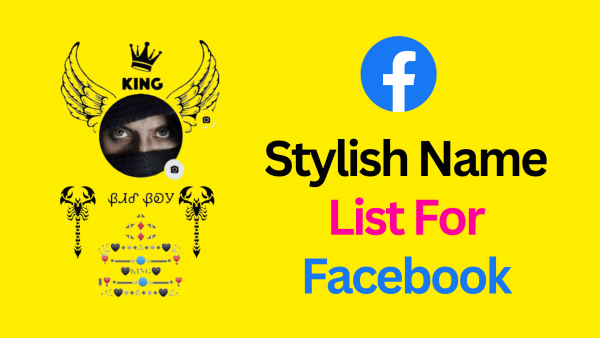 Stylish Name List for Facebook Girl Boy 2