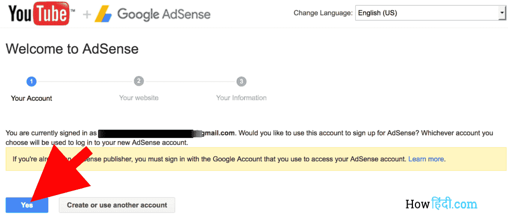 Welcome Google Adsense Youtube Sign in