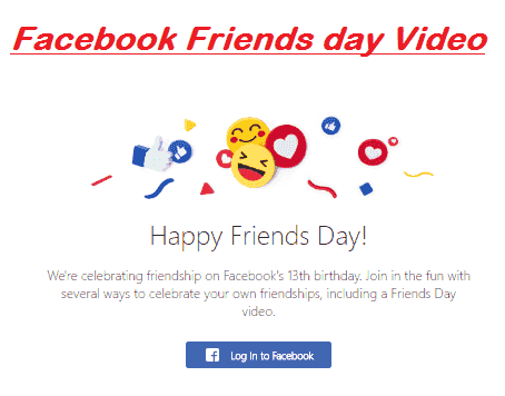 facebook friends day video kaise banaye