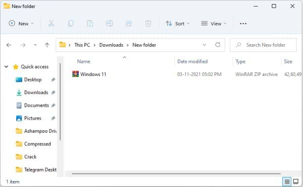 unzip File For Install windows 11